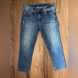 KUT from the Kloth (Reese) Crop Straight Leg Jeans Size 6
